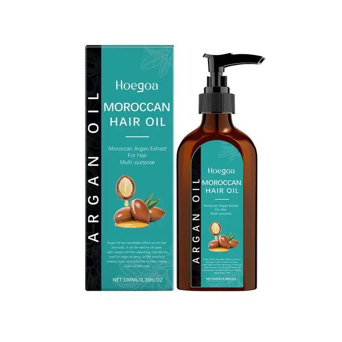 Huile Essentielle d'Argan pour Cheveux : Répare les Cheveux Abîmés, Anti-Frisottis, Nourrit le Cuir 