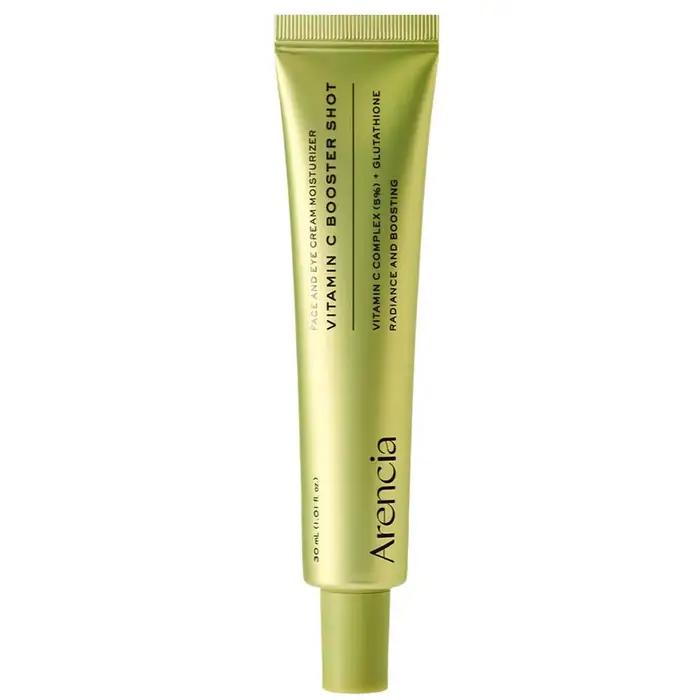 Crème hydratante Arencia Retinal & Vitamine C Booster Shot, réduit l'œdème, hydrate, éclaircit, répa
