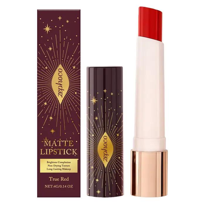 Gloss à lèvres mat, cosmétiques hydratants longue durée pour le soin des lèvres, ambiance printemps-