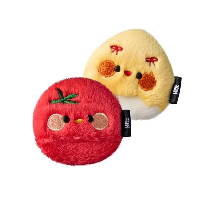 Lishu tomate œufs brouillés flocage poudre de maquillage bouffée Blush poudre mettre en évidence bou