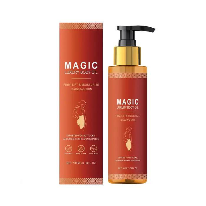 Huile corporelle magique raffermissante de luxe, hydratante pour la peau sèche et rugueuse, raffermi