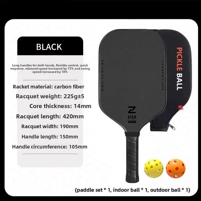 Nouvelle raquette de pickleball Cannon T700, surface en carbone à friction, thermoformée, UPA-A, app