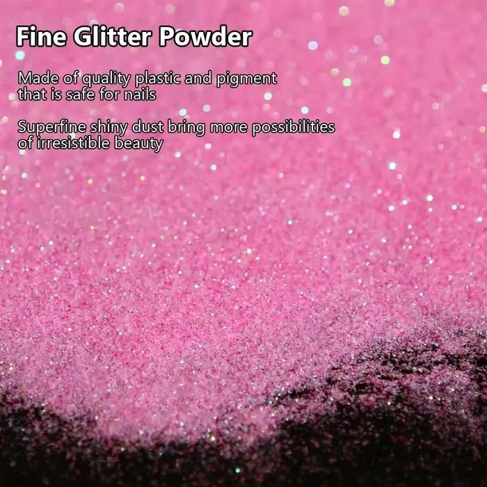 Poudre à paillettes fines en vrac, 50g, 0.2mm, pour Nail Art, Art corporel, fabrication de bijoux, d