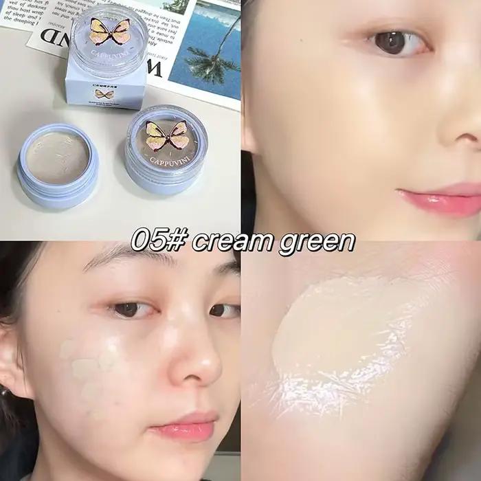 Crème Hydratante Éclaircissante pour les Yeux, Correcteur & Crème de Contour, Couvrance Totale, Long