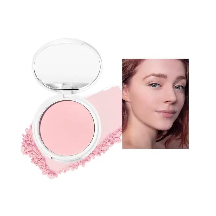 Poudre pressée QIBEST, poudre fixante pour le visage, contrôle du sébum, longue tenue, poudre compac