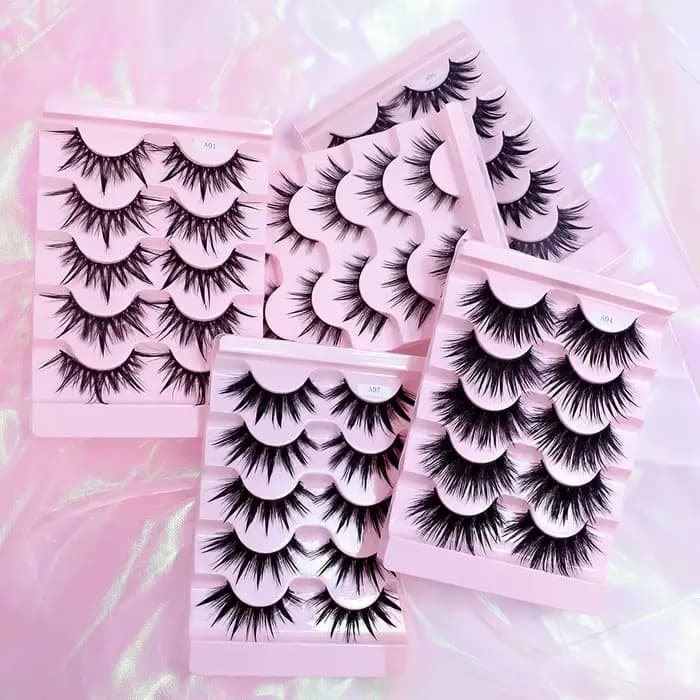 RED SIREN – faux-cils en vison naturel doux, 5 paires, mode coréenne, style Manga