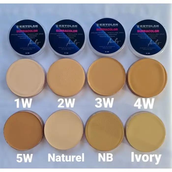 Kryolan-Fond de teint Supra, crème de maquillage à couverture complète, correcteur polyvalent, 55ml
