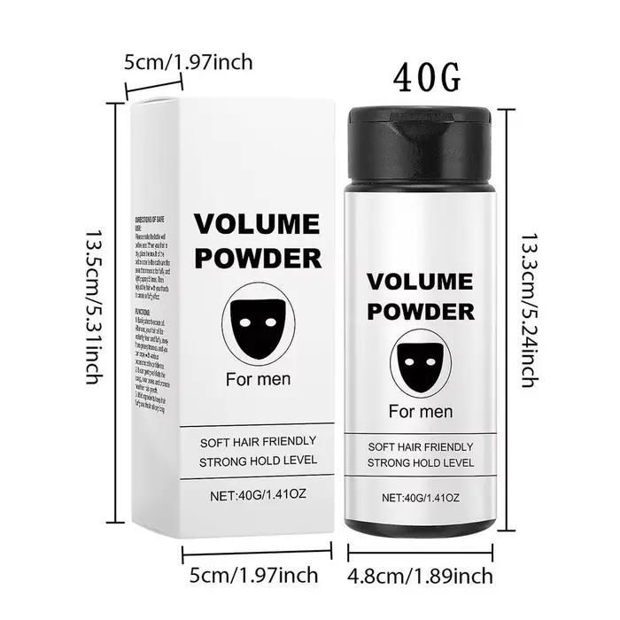 40g Texture de cheveux puissance volumisante cheveux longue durée contrôle de l'huile poudre de chev