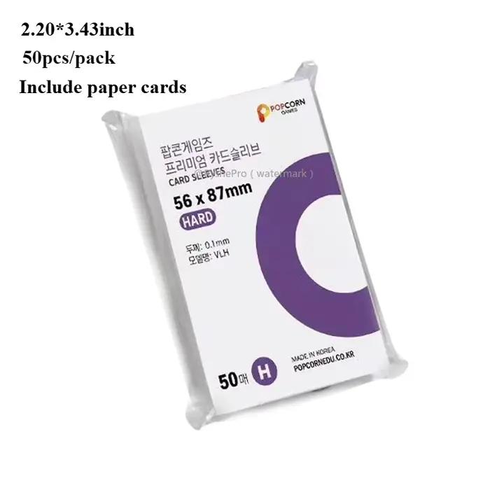 Porte-cartes de football ultra transparent, manches de protection photo, haute qualité, standard, ét
