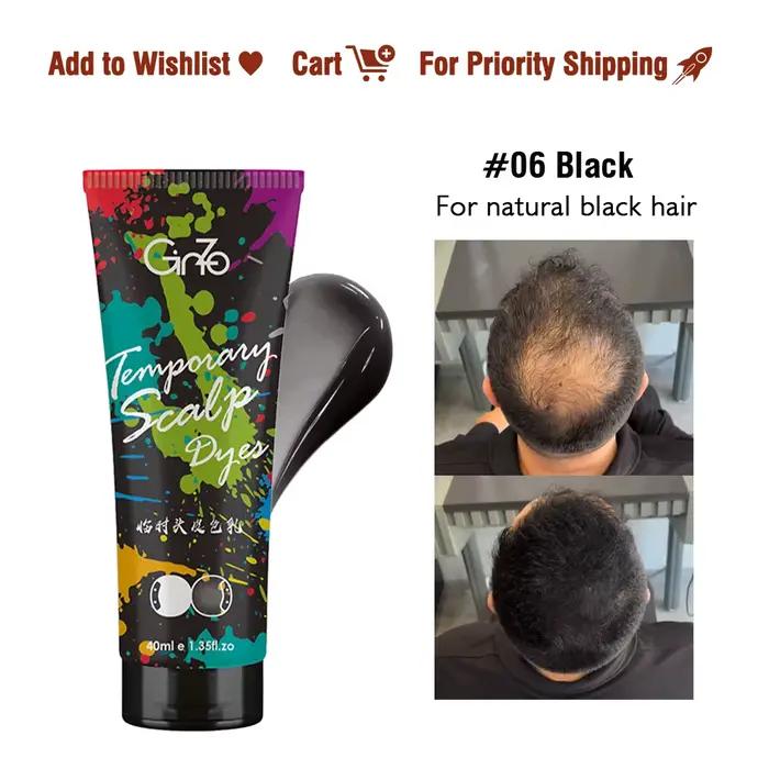 GINZO Crème Correcteur Calvitie pour Hommes/Femmes Crème Camouflage Calvitie Maquillage Capillaire I