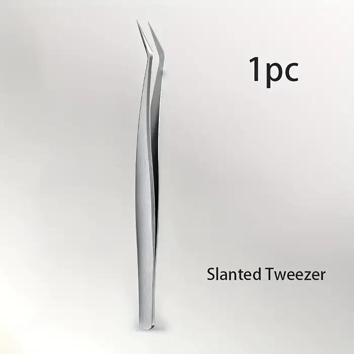 Pince à épiler pointue de précision en acier inoxydable, pince à sourcils pour maquillage de beauté,