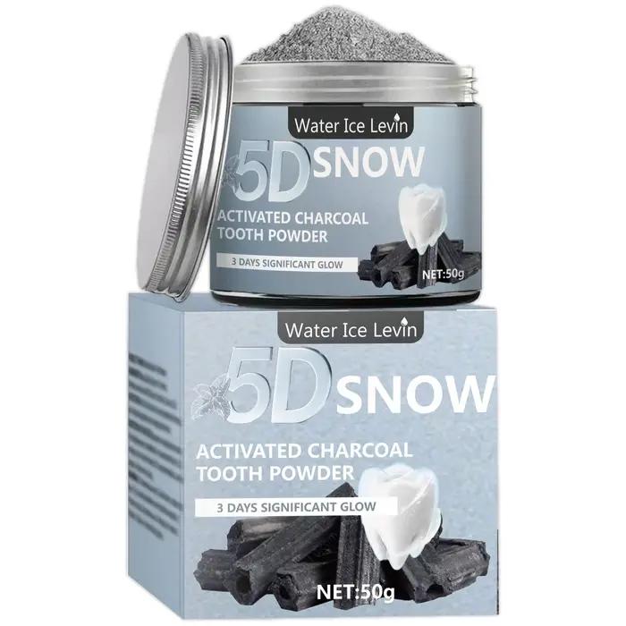 Poudre blanchissante pour les dents au charbon de bambou - Blanchiment naturel et nettoyage en profo