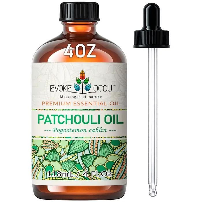 Huile essentielle de patchouli EVOKE OCCU, huile de patchouli pure pour diffuseur, massage, parfum, 