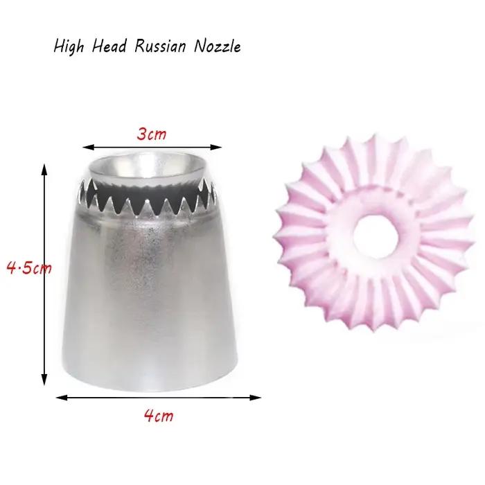 Douilles de glaçage pour strass, crème glacée russe, pointes spectaculaires, moule à gâteau, outils 