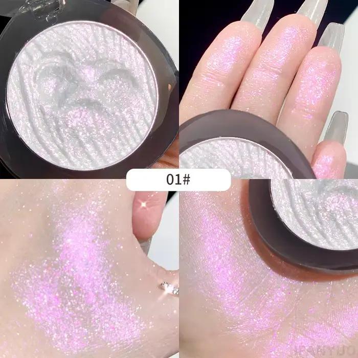 Aurora surligneur crème perle brillant clair haute brillance poudre paillettes Contour du visage mir