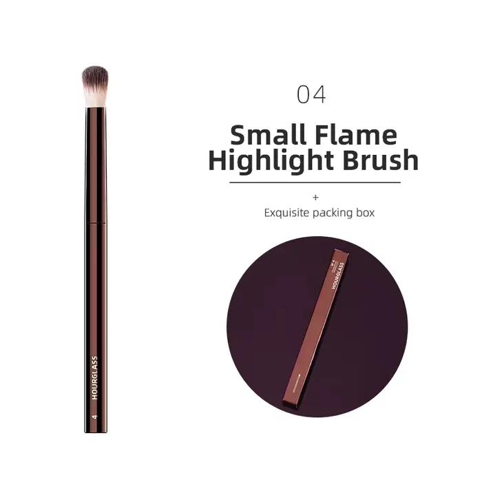 Hourglass-Pinceaux de maquillage, poudre, fond de teint, correcteur, fard à joues, bronzant, ombre à