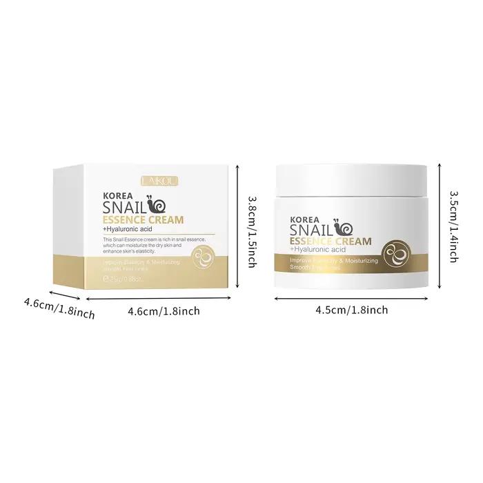 LAIKOU-Crème pour le visage à base d'escargot, anti-âge, hydratante, déformable, lissante, raffermis