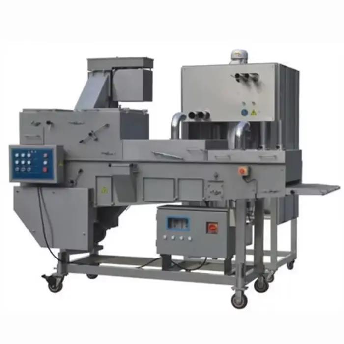 Machine industrielle de revêtement de poudre de farine de pépites de viande de poulet produit chaud 