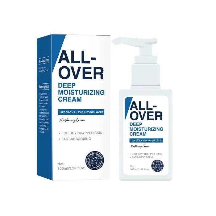 ALL-OVER crème hydratante en profondeur 100ml 5% urée acide hyaluronique hydratation peau sèche gerc