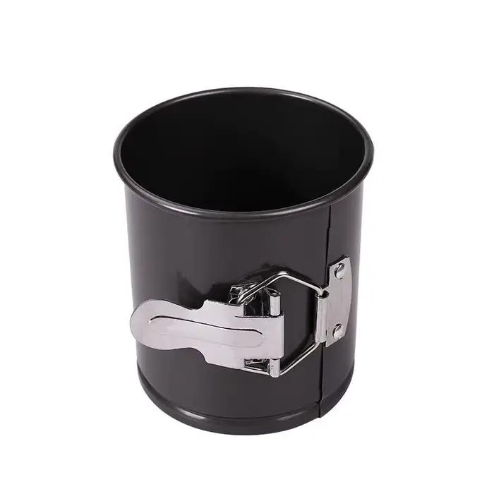 Moules à gâteaux ronds en acier au carbone avec fond amovible, accessoires de cuisine, moule à pâtis