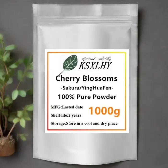 Poudre de Sakura de fleur de cerisier naturelle pure rose