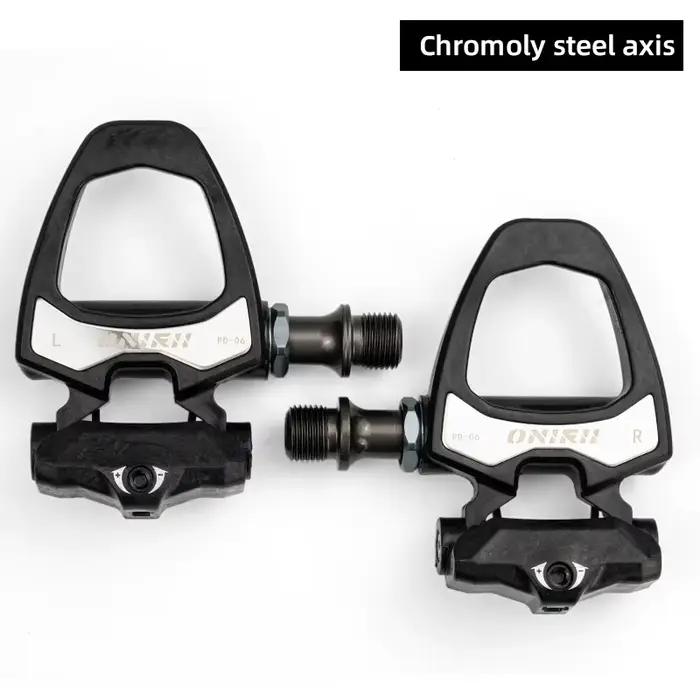 ONIRII PD-06 Vélo De Route Carbone Pédales De Verrouillage Vélo éventuelles D Autobloquant En Acier/