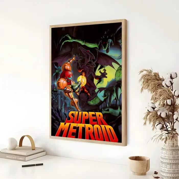 Metroid Prime Anime affiche chambre salon étude et au-delà du décor auto-adhésif + cadeau parfait