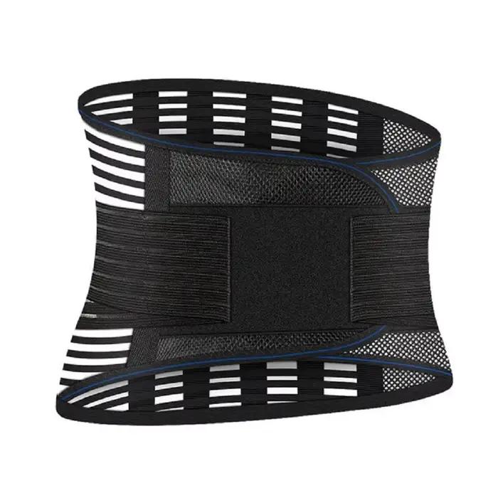 Ceinture de soutien lombaire respirante, attelle dorsale pour hommes et femmes, ceinture lombaire av
