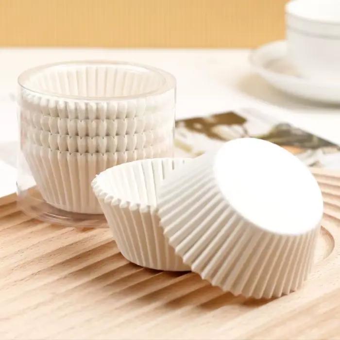 100 pièces jetables Muffin tasses oeuf tarte moules résistant à la chaleur Cupcake tasses épaissi pa