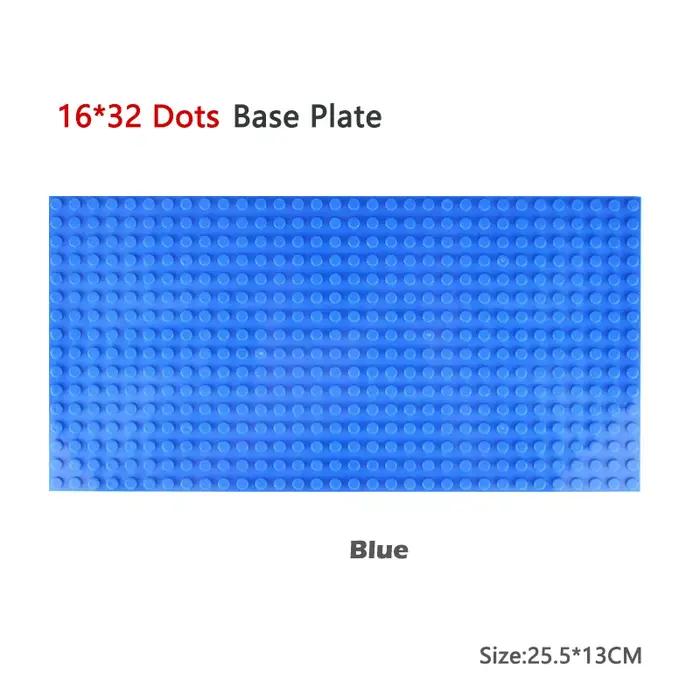Plaques de base classiques 32x32 16x32 16x16 points, blocs de construction, briques, plaques de base