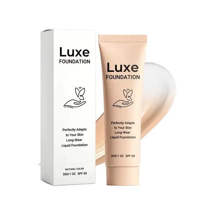 Color Changing Liquid Foundation Skin Tone Adaptive Long Lasting Lightweight Hydrating Natural Invis