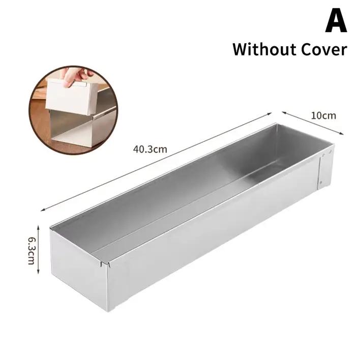 Tiramisu Muffin Pan acier inoxydable cheesecake Pan moule de cuisson Rectangle gâteau Pan pour anniv