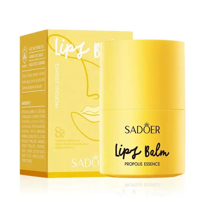 SADOER miel Propolis rouge à lèvres lèvres dodues hydratant nourrissant Anti rides baume à lèvres cr