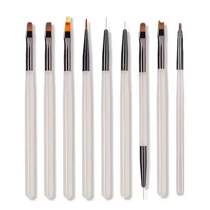 LINMANDA – stylo de conception pour nail art, outils de peinture avec pinceau pour gel d'extension d