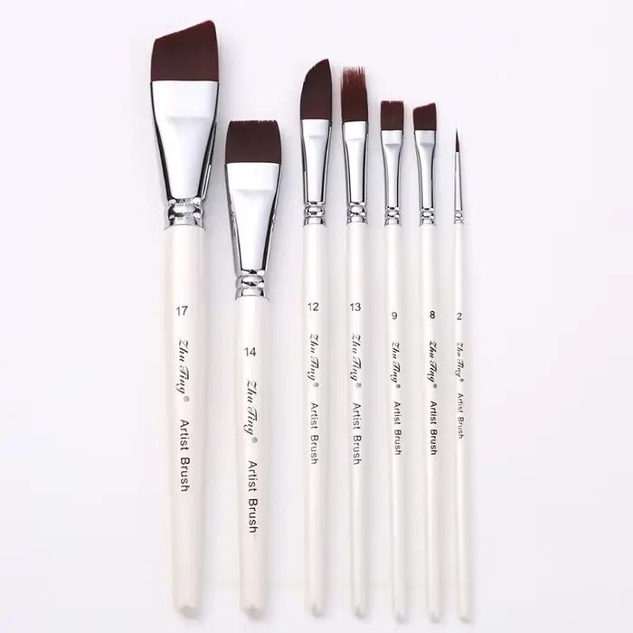 Ensemble de pinceaux de peinture professionnels multifonctionnels, visage, corps, art corporel, manc