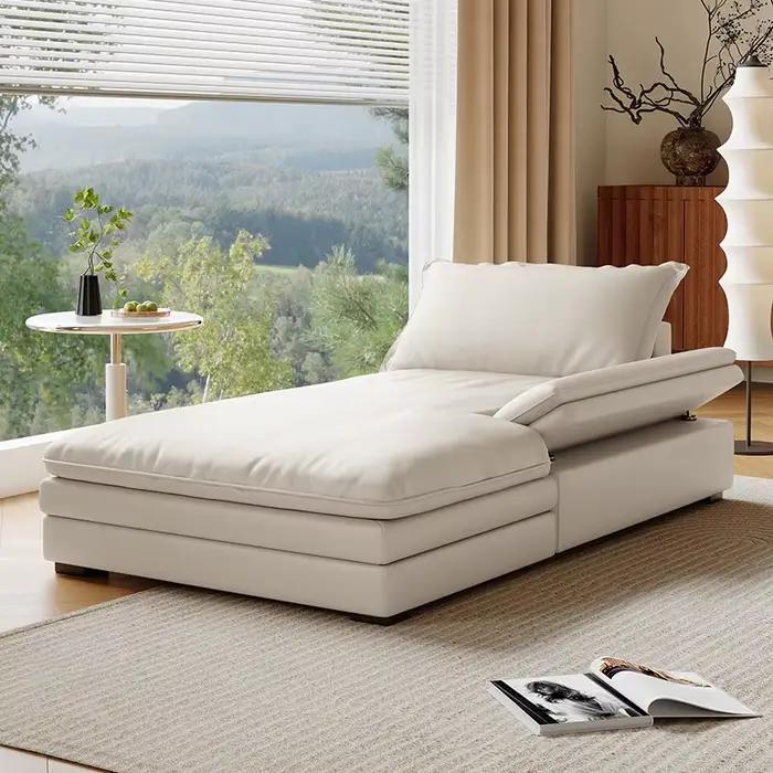 Canapé italien confortable et multifonctionnel pour salon d'appartement, style minimaliste, idéal po