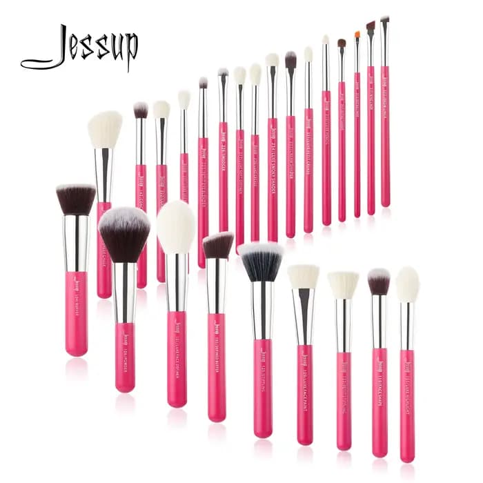 Jessup pinceaux de maquillage ensemble 25 pièces pinceau de maquillage professionnel, fond de teint 