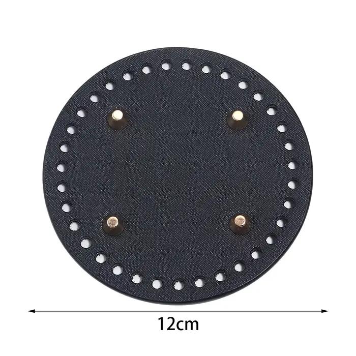 12 /15 /18cm sac rond bas Shaper Rivets sac Crochet tissé à la main bricolage pour coussin fait à la