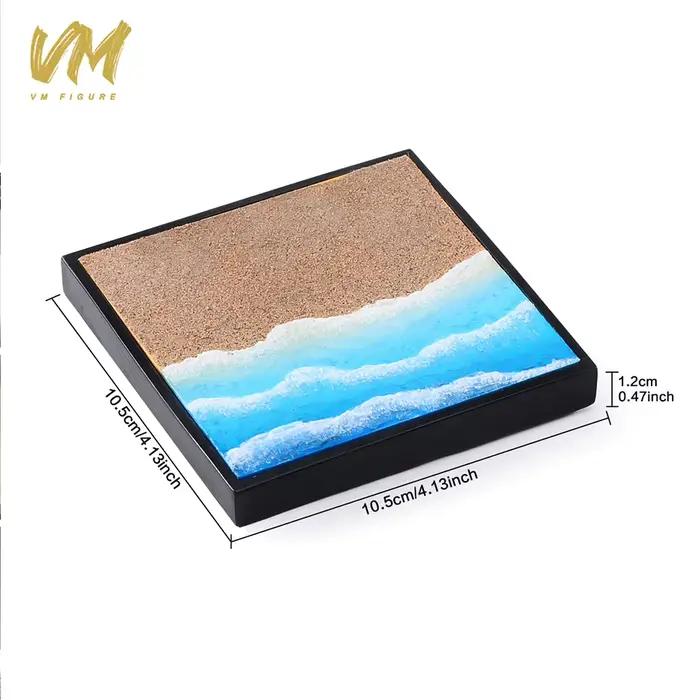 Kit de Diorama de Scène de Sol Simulé (Plateforme de 10 cm) pour Modélisation de Ruines de Prairie, 