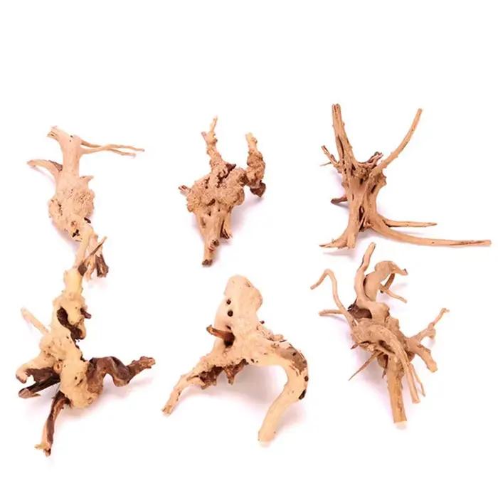 Décoration de paysage d'aquarium, bois mort naturel, bois flottant coulant pour aquarium, branches d