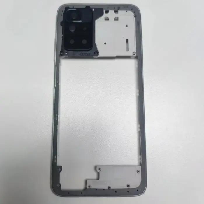 Pour Redmi 10 /10 Prime 2022 cadre central lunette avant boîtier arrière remplacement de plaque cent