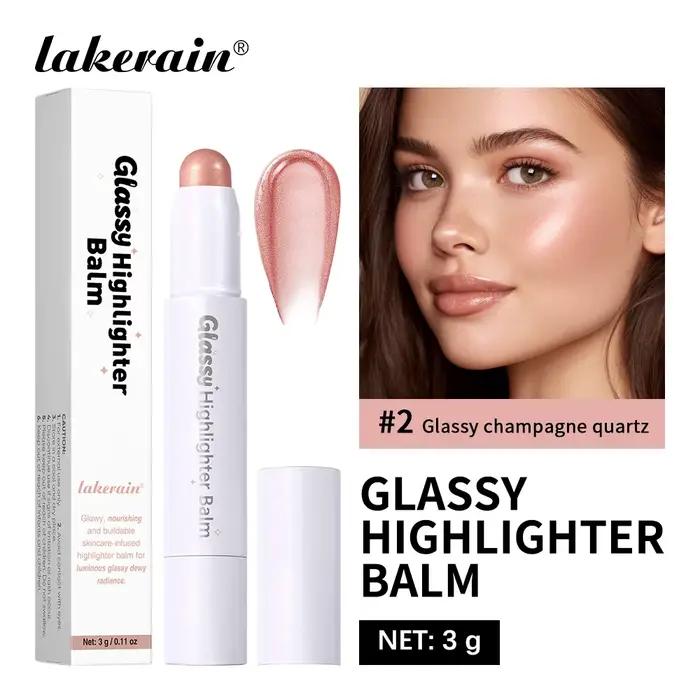 Baume illuminateur brillant, éclaircit le teint, hydratation intense, tenue longue durée, crème illu