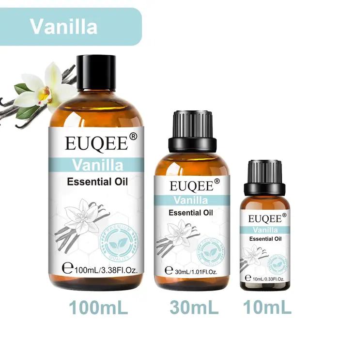 EUQEE 1 pièces 10 ml/30 ml/100 ml huile essentielle d'aromathérapie pour diffuseur-vanille Rose bois