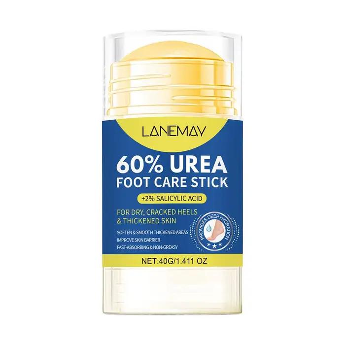 Crème stick pour les pieds à l'urée LANEMAY, pour peaux épaisses, adoucissante, exfoliante, baume ul