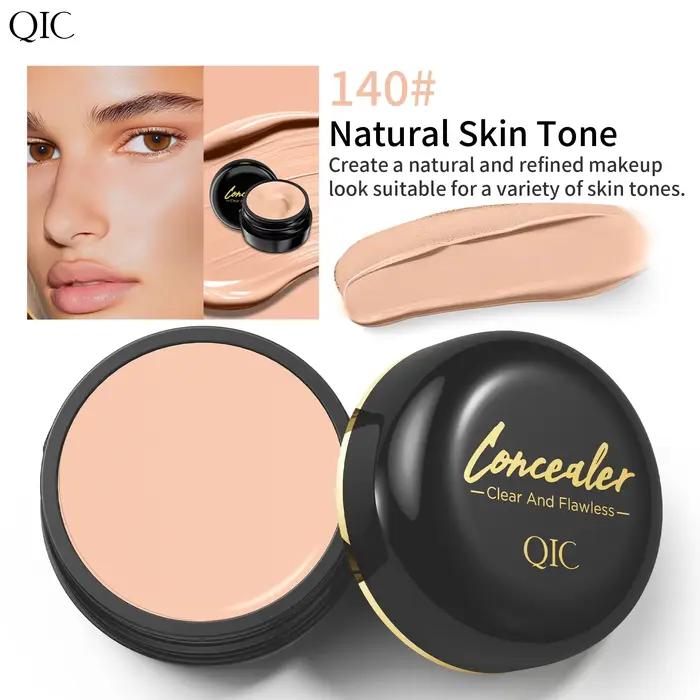 Correcteur imperméable à couverture complète pour tatouages, cicatrices – Fond de teint au fini natu