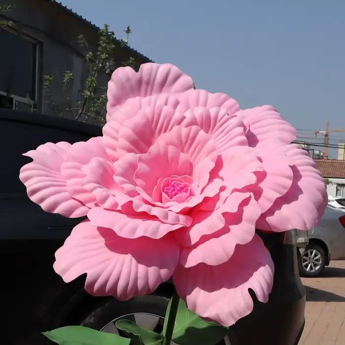 Pivoine Artificielle pour Décoration de Mariage et Fêtes, Grandes Fleurs pour Spectacles, Faux Fleur