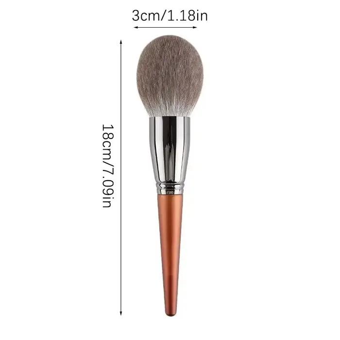 Pinceau à poudre libre grandes poils en Nylon doux pinceaux à poudre ronds fond de teint pinceau à B