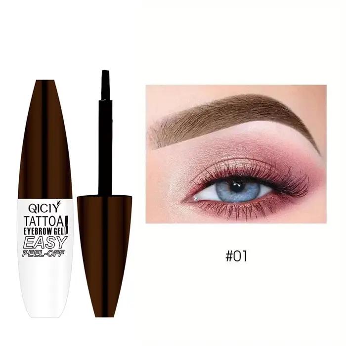 Gel pour sourcils, tatouage durable de 3 jours, facile à décoller, Types de crème, longue durée, rés