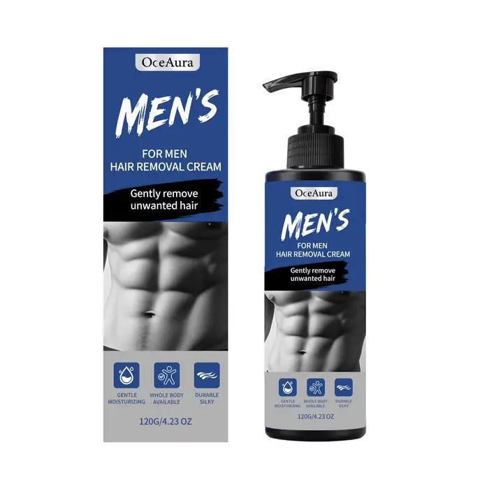 Crème dépilatoire corporelle indolore pour hommes, action rapide, non irritante, soin corporel, crèm