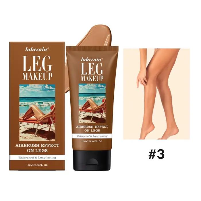 Fond de teint liquide pour les jambes 100 ml, longue tenue, uniformise le teint, couvrant, hydratant